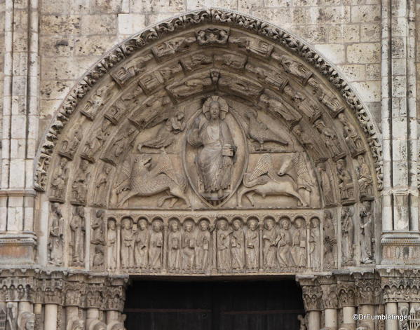 Details, exterior Chartres Cathedral