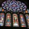Rose stained glass window Chartres Cathedral