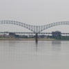 Hernando de Soto Bridge, viewed from Mud Island Park