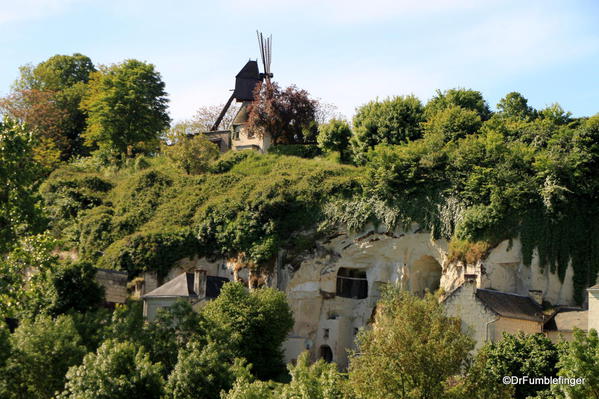 Moulin and caves, Loire Valley