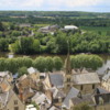 View of Chinon and Vienne River from fortress