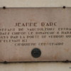 Joan of Arc plaque, Chinon