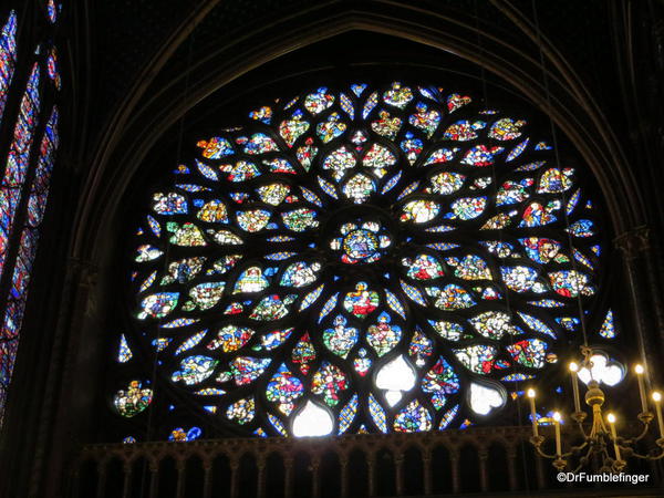 The rose window of Sainte-Chapelle