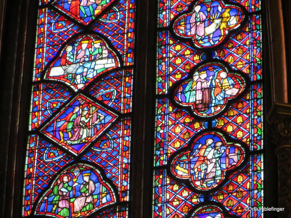 Details of the stained glass, Sainte-Chapelle