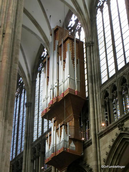 Organ pipes, Cologne Cathedral