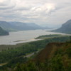 View from Vista House,  Columbia River Gorge, Oregon