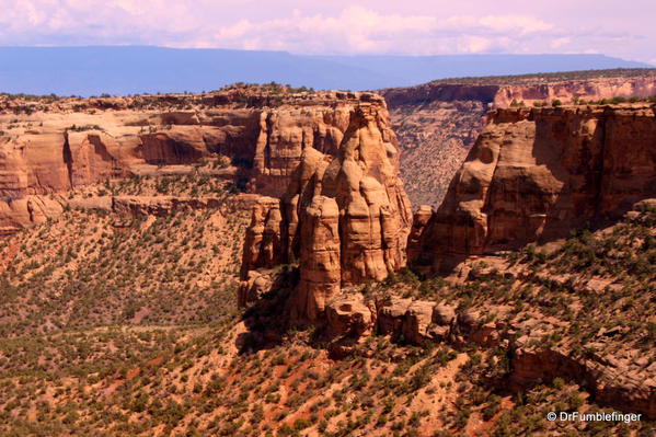 Colorado National Monument. Visitor Center view
