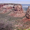 Colorado National Monument.   Independence Monument