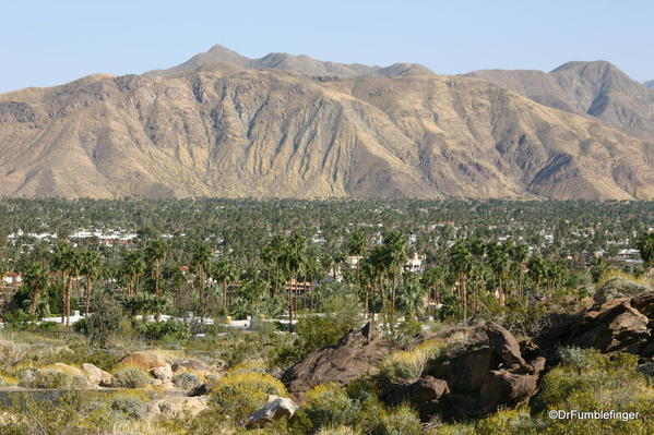 Palm Springs viewed from Tahquitz Canyon