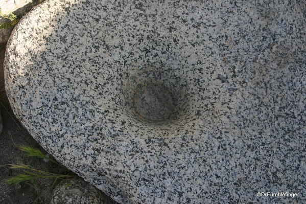 Indians used these granite rocks in Tahquitz Canyon to grind their food
