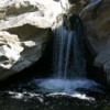 A second smaller waterfall in Tahquitz Canyon