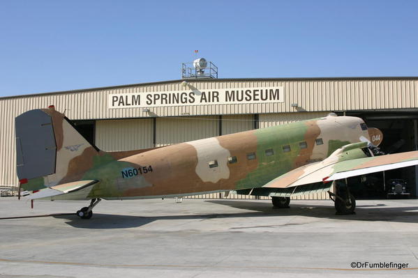 Palm Springs Air Museum. Douglas DC3 aircraft