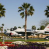 Entry to the Palm Springs Air Museum.  Grumman A-6E Intrude aircraft