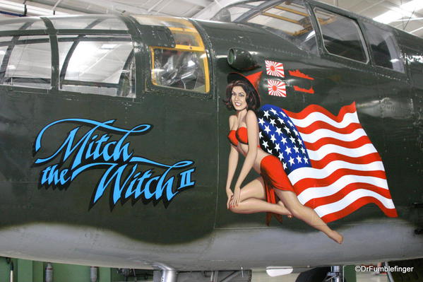 Palm Springs Air Museum. Curtiss P-40 Warhawk (Kittyhawk) aircraft