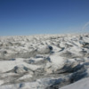 Dune-like ice formations, Greenland's glaciers