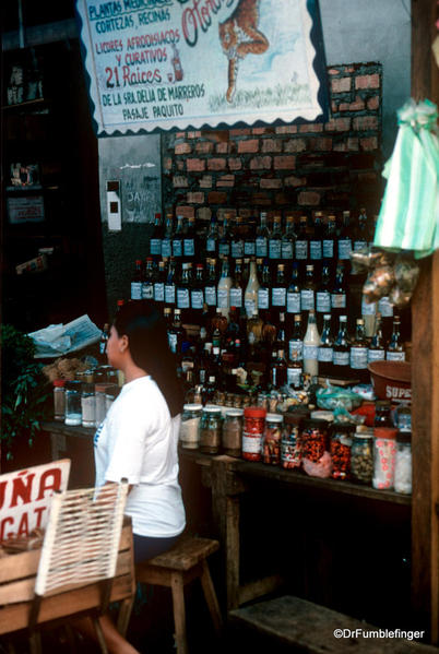 Iquitos Market. Medicinal elements.