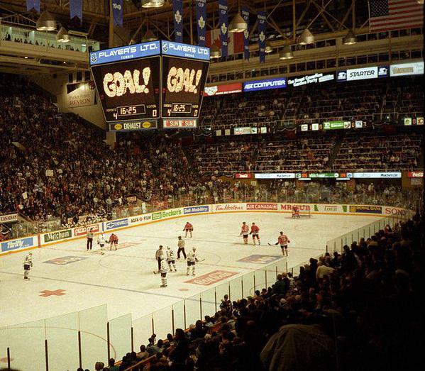 Maple Leafs Vs Blackhawks 1994. Courtesy Horge and Wikimedia