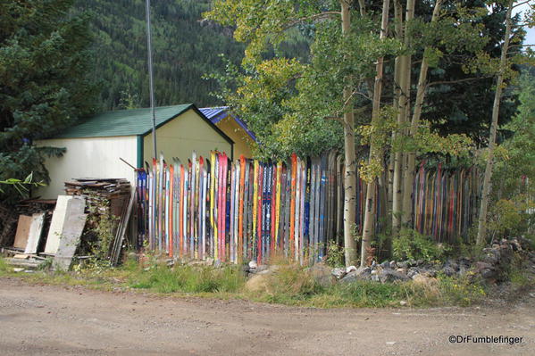 Home in Silver Plume, with old ski fence
