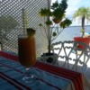 Casa Particulares in Cuba: Fresh homemade jucies on a private patio with a view of Punta Gorda, Cienfuegos