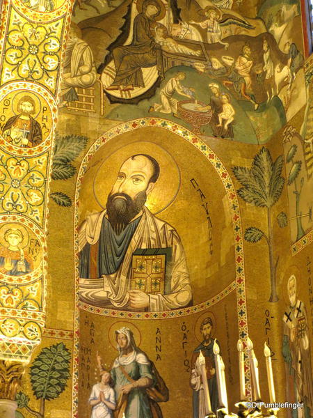 Cappella Palantina, Palermo, Sicily. Apostle Paul