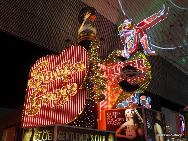 Downtown Vegas -- Glitter Gultch & Golden Goose