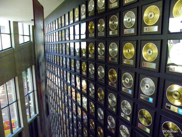 Nashville, Country Music Hall of Fame. Gold Records