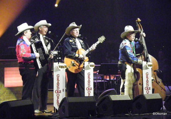 Grand Ole Opry, Nashville. Cowboy music (not country) being performed