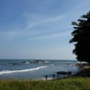The beach along the east side of Galle Fort