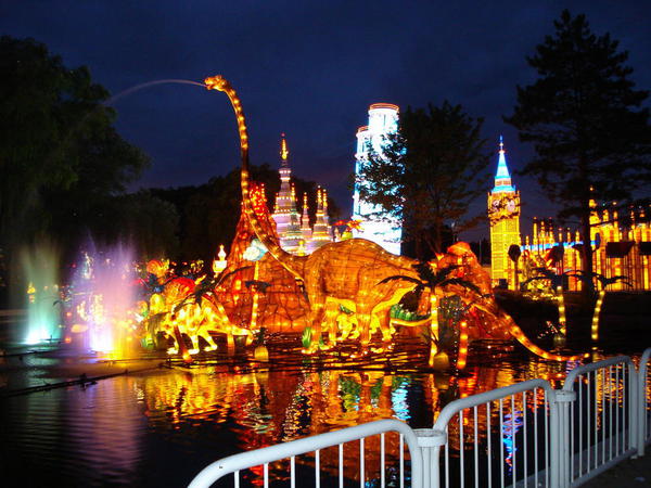 Chinese lantern festival in Toronto’s Ontario Place