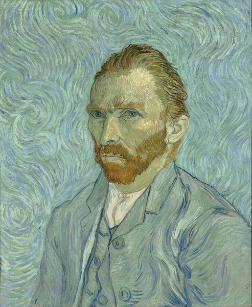 Vincent van Gogh-Self-Portrait. Courtesy of Wikimedia