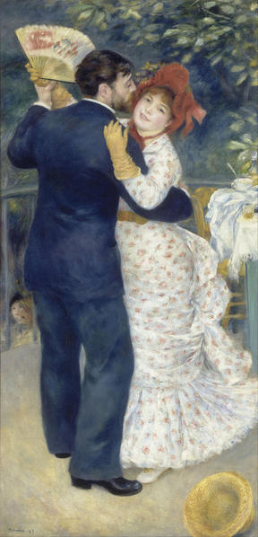 Pierre Auguste Renoir-Country Dance. Courtesy of Wikimedia