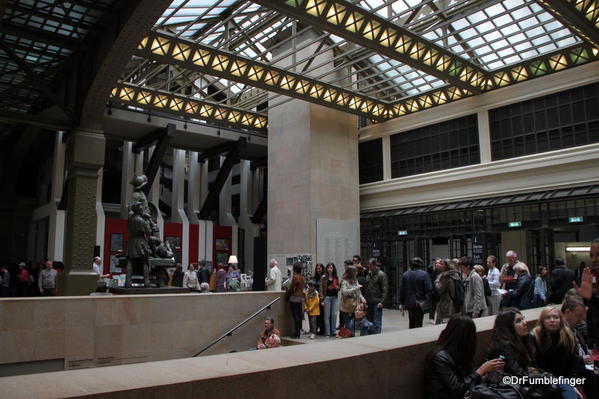 Entry to the Orsay galleries