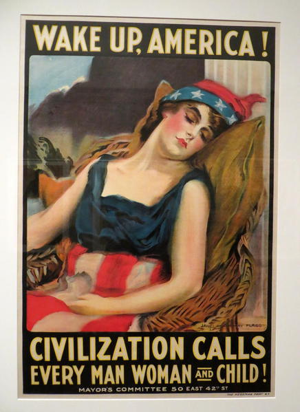 Over There. American poster by James Montgomery Flagg