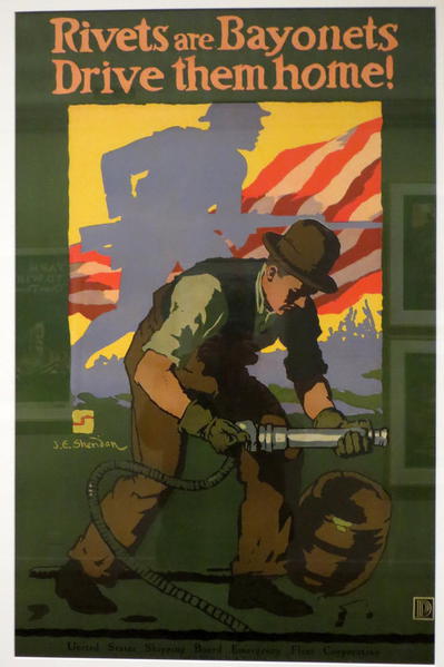Over There. American poster by John E. Sheridan