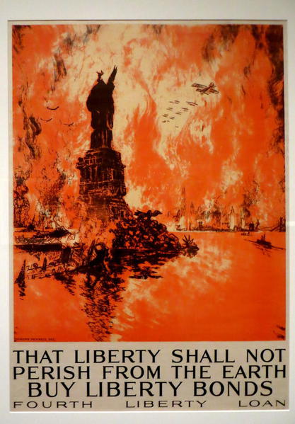 Over There. American poster by Joseph Pennell