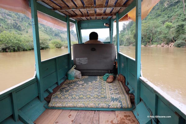9). Boat on the Nam Ou River