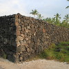 Lava rock wall, Pu`uhonua O Hōnaunau National Historical Park