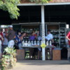 Sampling the coffee, Greenwell Farms Coffee Tours