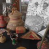 Cultural Baskets: Weaving is common in Ethiopia: A few baskets