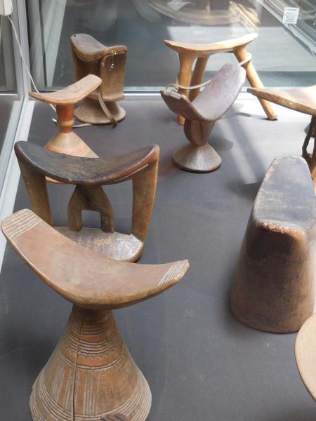 2015-05 Ethiopian National Museum 35 Wooden Headrests