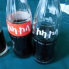 Coca Cola: Note the Amharic symbols for Coca Cola on these bottles