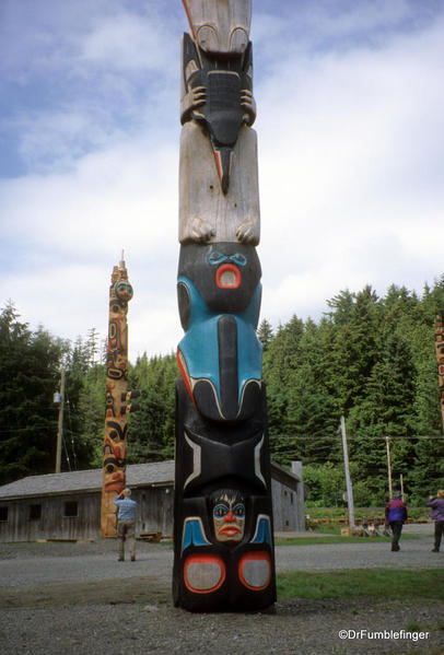 Skidegate totems, Haida Gwaii, B.C.