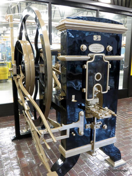 Old coin press, Winnipeg mint