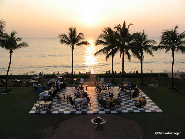 Sunset at Galle Face Hotel