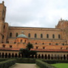 Abbey courtyard adjoining the Monreal Cathedral
