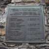 Commerative plaque, Kilmainham Gaol, Dublin