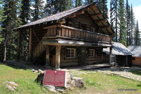 Twin Falls Chalet. Built in 1909 by the Canadian Pacific Railroad to provide services for tourists