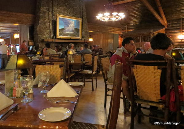 Dining room, Old Faithful Inn, Yellowstone National Park