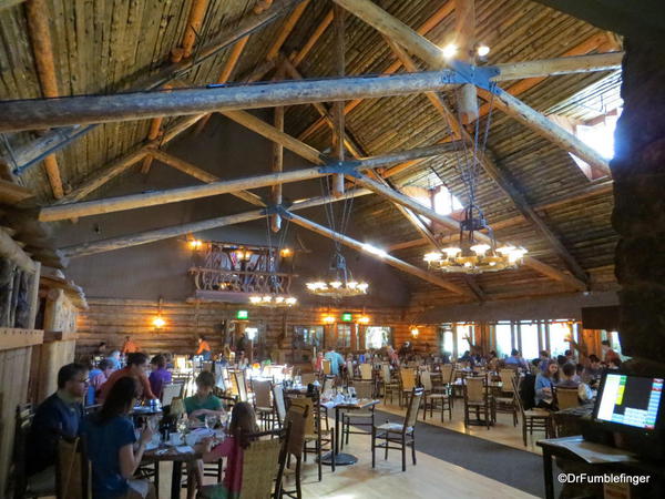 Dining room, Old Faithful Inn, Yellowstone National Park