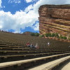 Red Rocks Amphitheater (photo taken near stage level): Red Rocks Park, Colorado